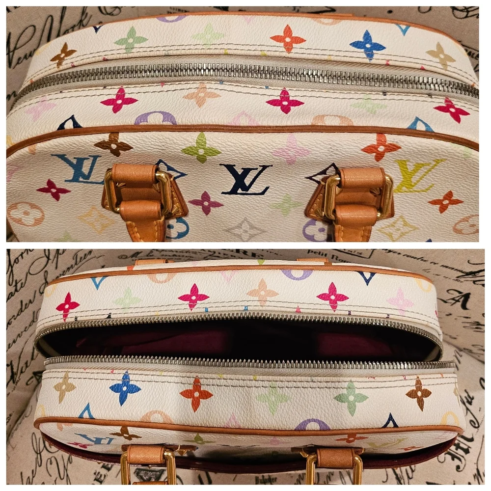 Louis Vuitton Trouville Handbag Multicolor Monogram - Picture 8 of 16